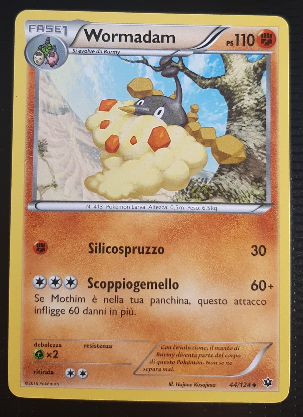 WORMADAM 44/124 in Italiano POKEMON XY Destini Incrociati
