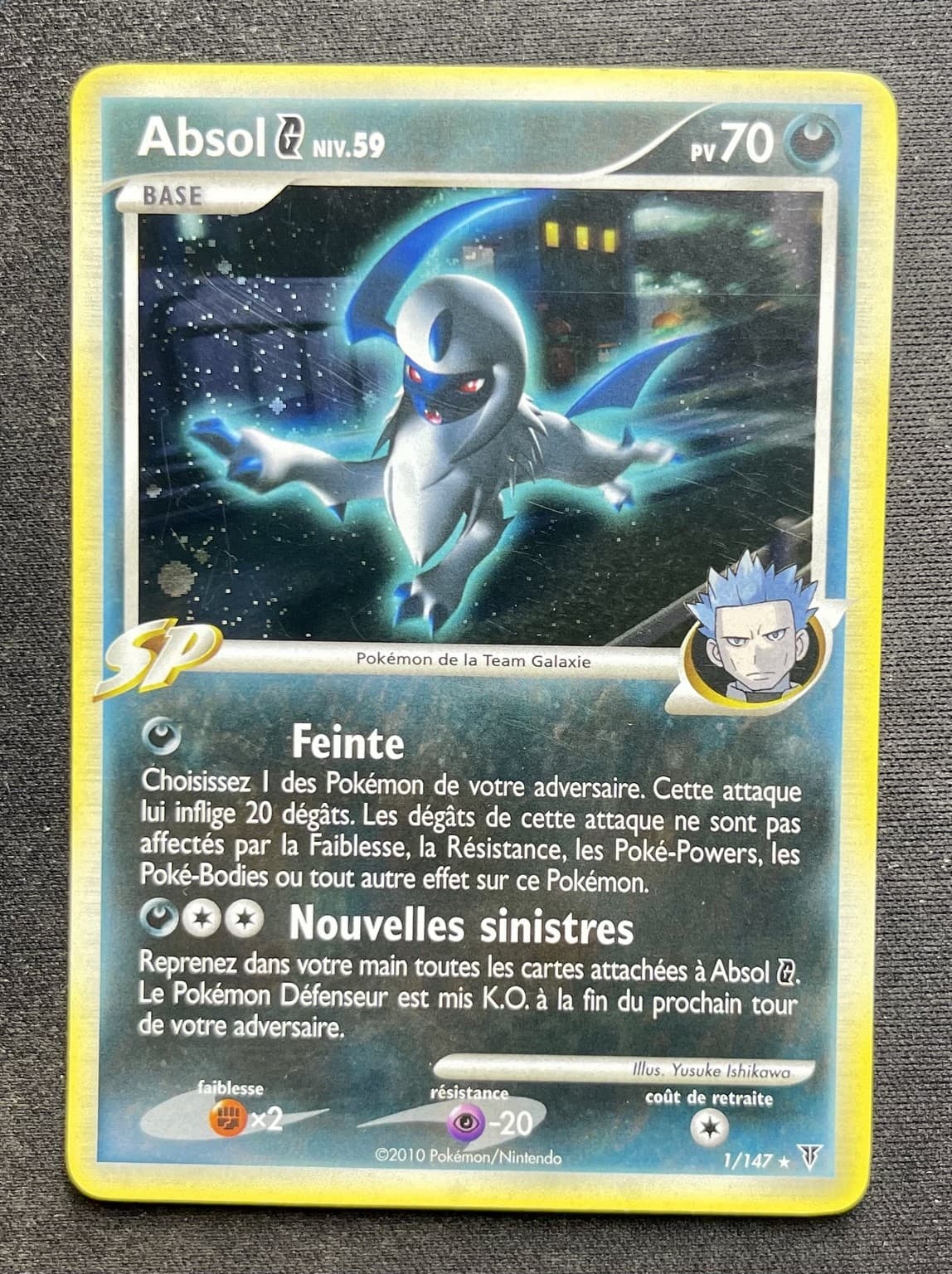 Carte Pokémon Absol G 1/147 Holo Vainqueurs Suprêmes Français