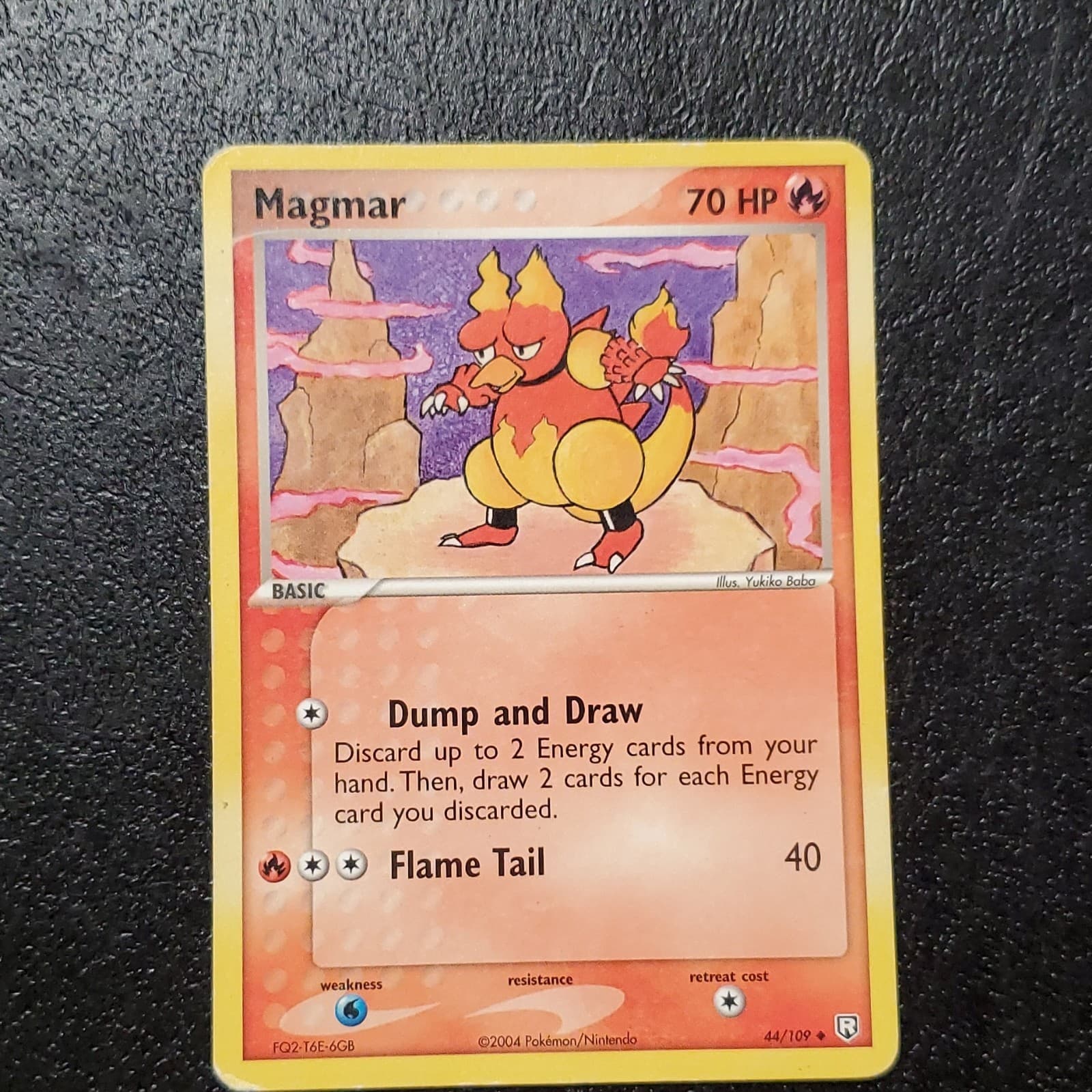 Pokémon TCG Magmar 44/109 EX Team Rocket Returns MP