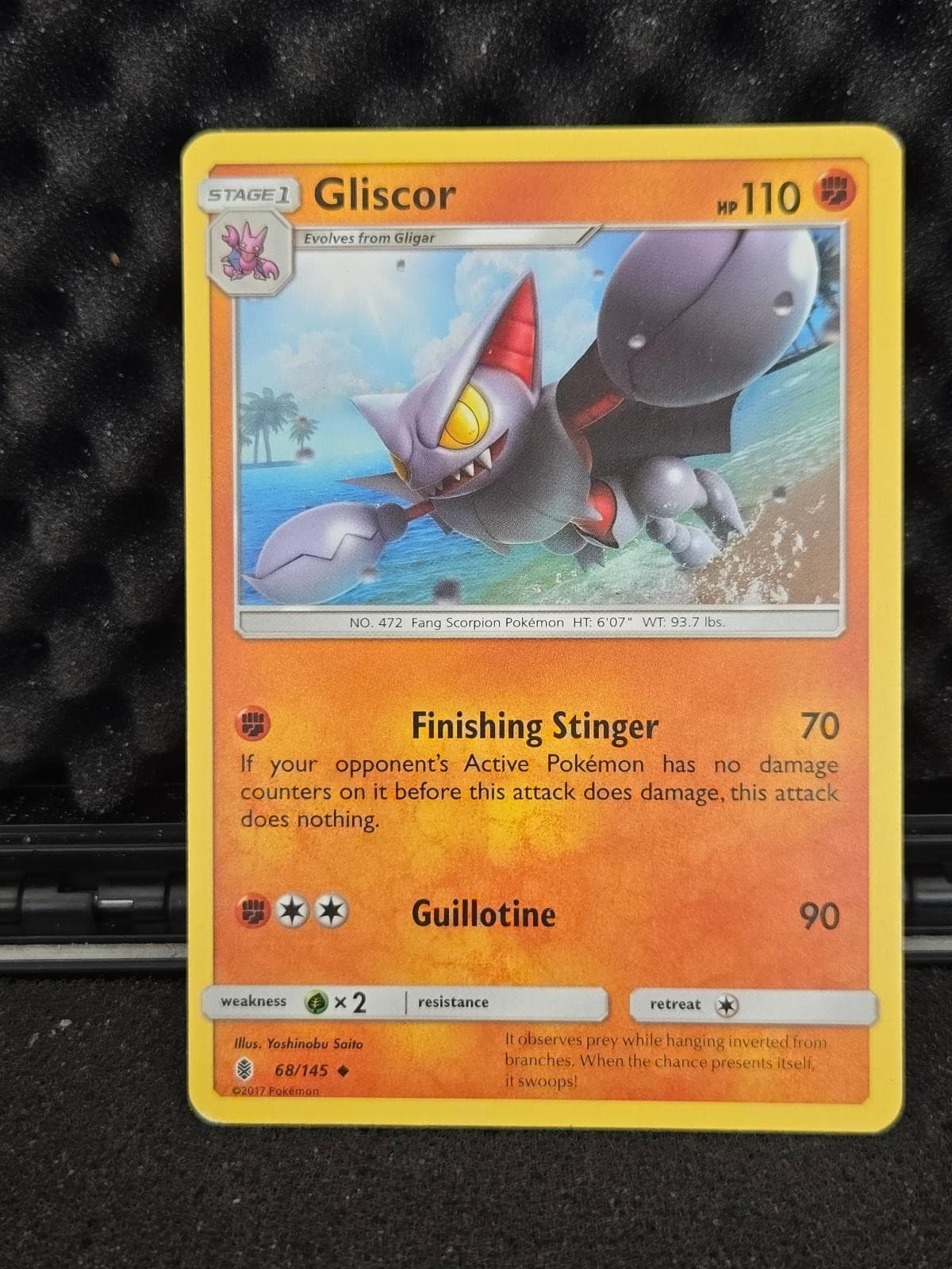 Gliscor 68/145 Uncommon Guardians Rising Pokemon Lightly Played