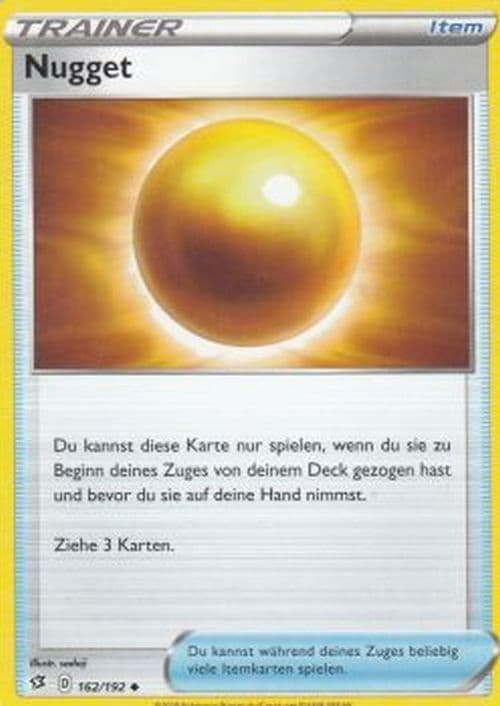 Nugget 162/192 Pokemon Clash der Rebellen Karte Deutsch