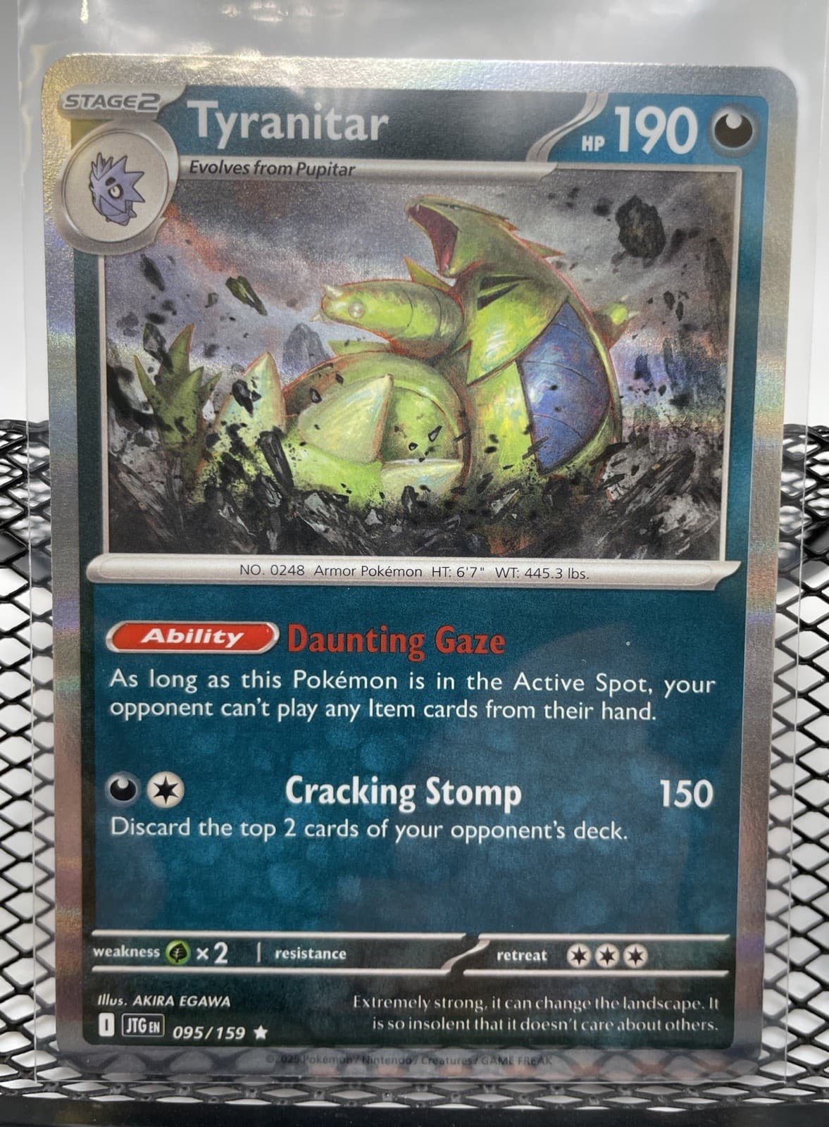 Tyranitar 95/159 Holo Pokemon Journey Together