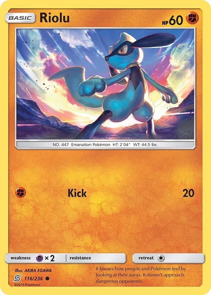Riolu (116) 116/236 SM - Unified Minds
