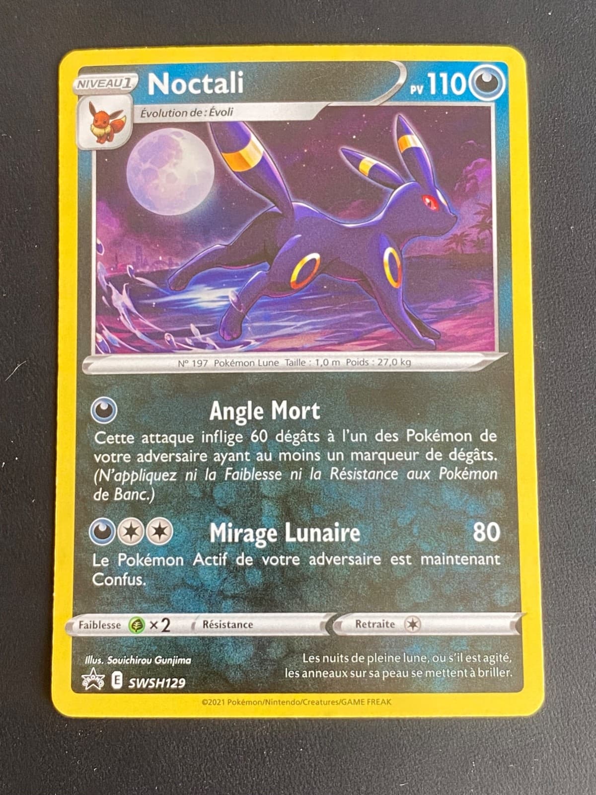 CARTE POKEMON NOCTALI SWSH129 FR HOLO EB PROMO- NM/M