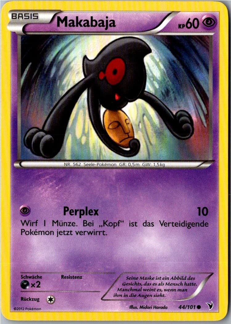 Pokemon Makabaja 44/101 Königliche Siege Deutsch
