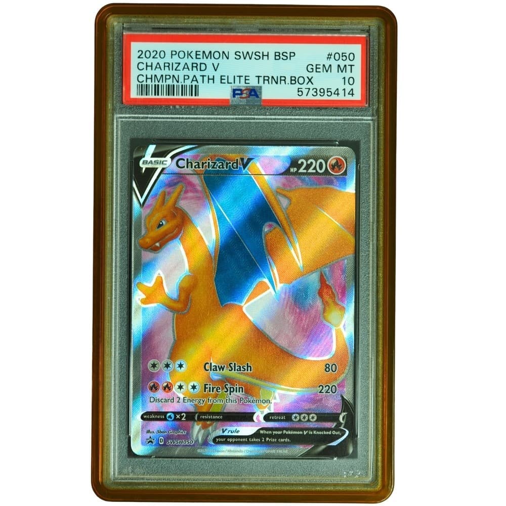 Charizard V #SWSH050 Champion's Path Promo PSA 10 Pokemon Card *TEW