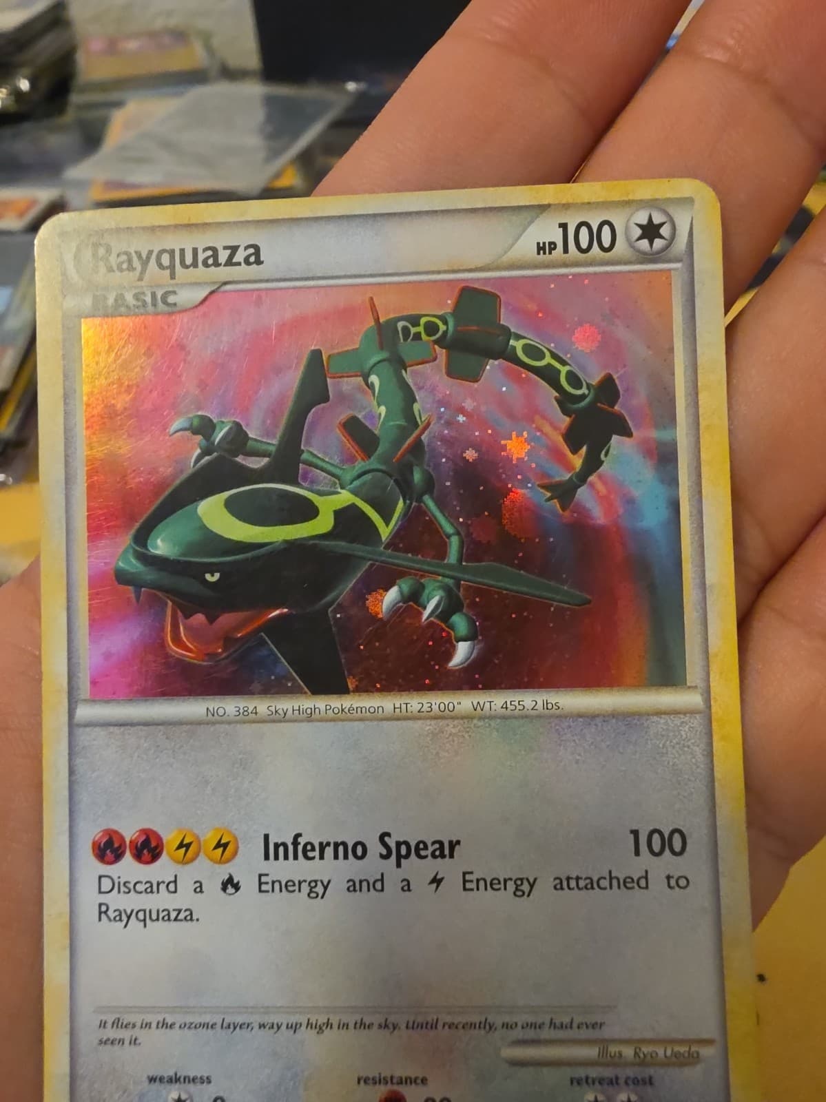 🔥Rayquaza 20/95 Call of Legends Holo LP⚡⚡