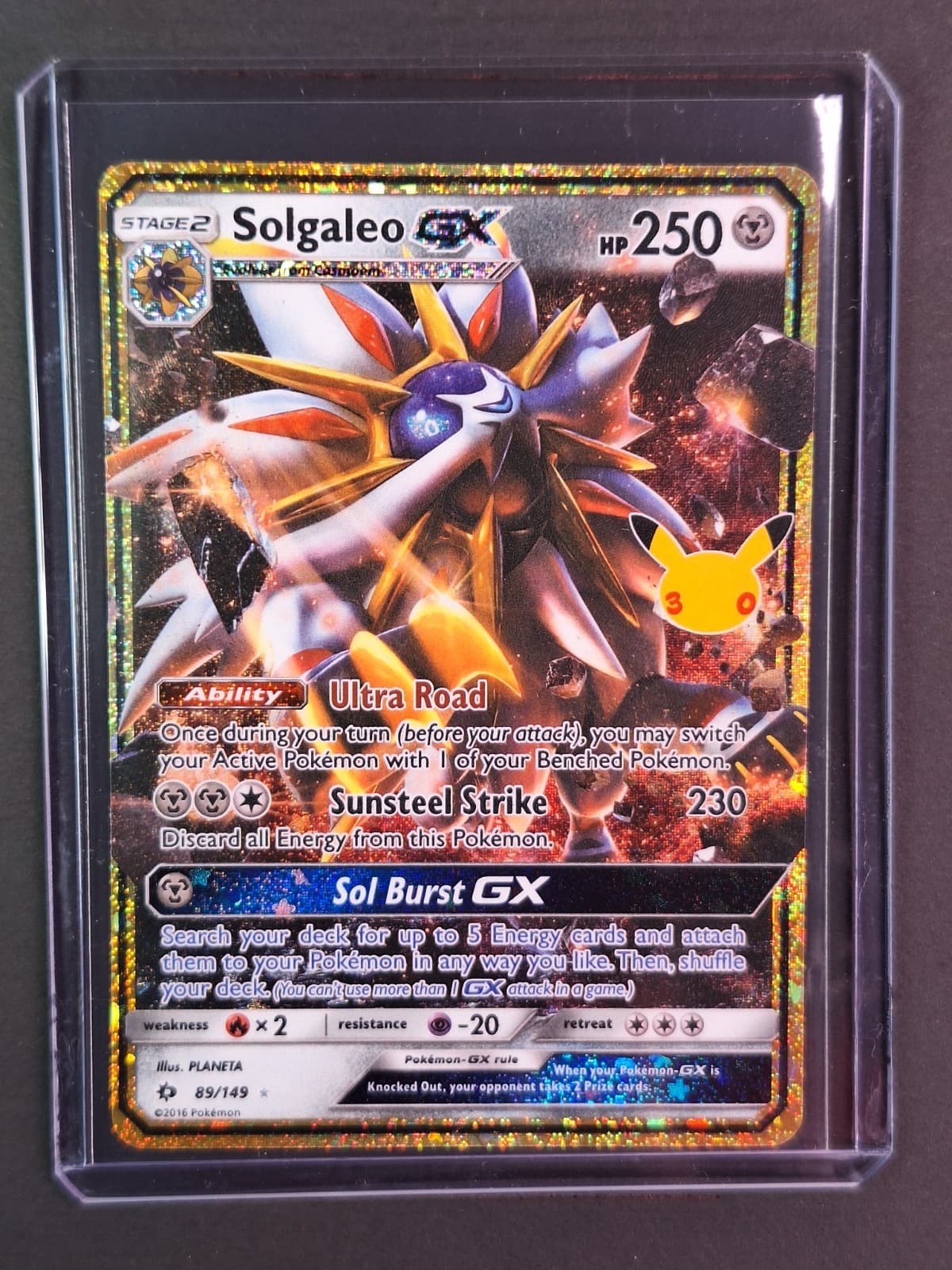 2026 Pokemon 30th Celebration Solgaleo-GX Classic [Sun & Moon] #89/149