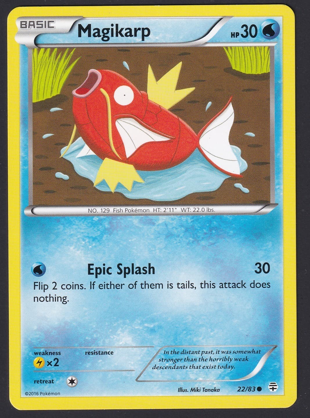 Magikarp 22/83 Common Generations Pokemon Near Mint Listing 4