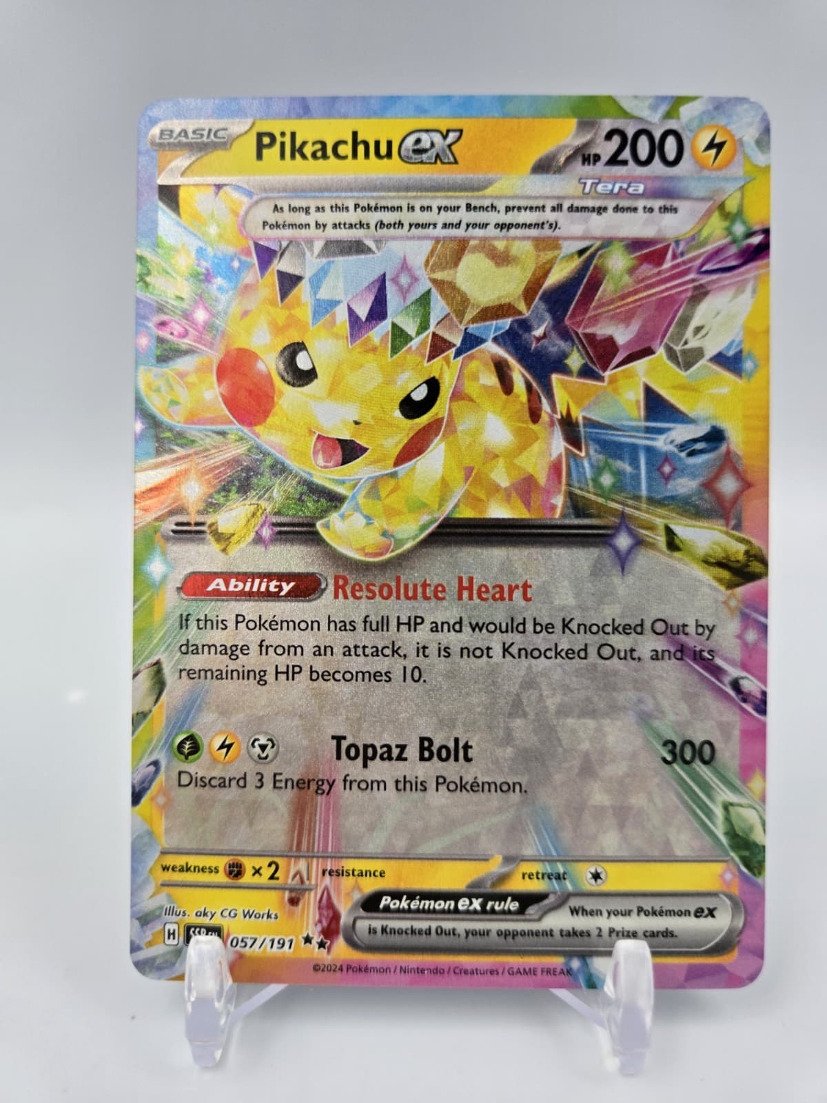 Pokémon TCG Pikachu EX Ascended Heroes 057/217