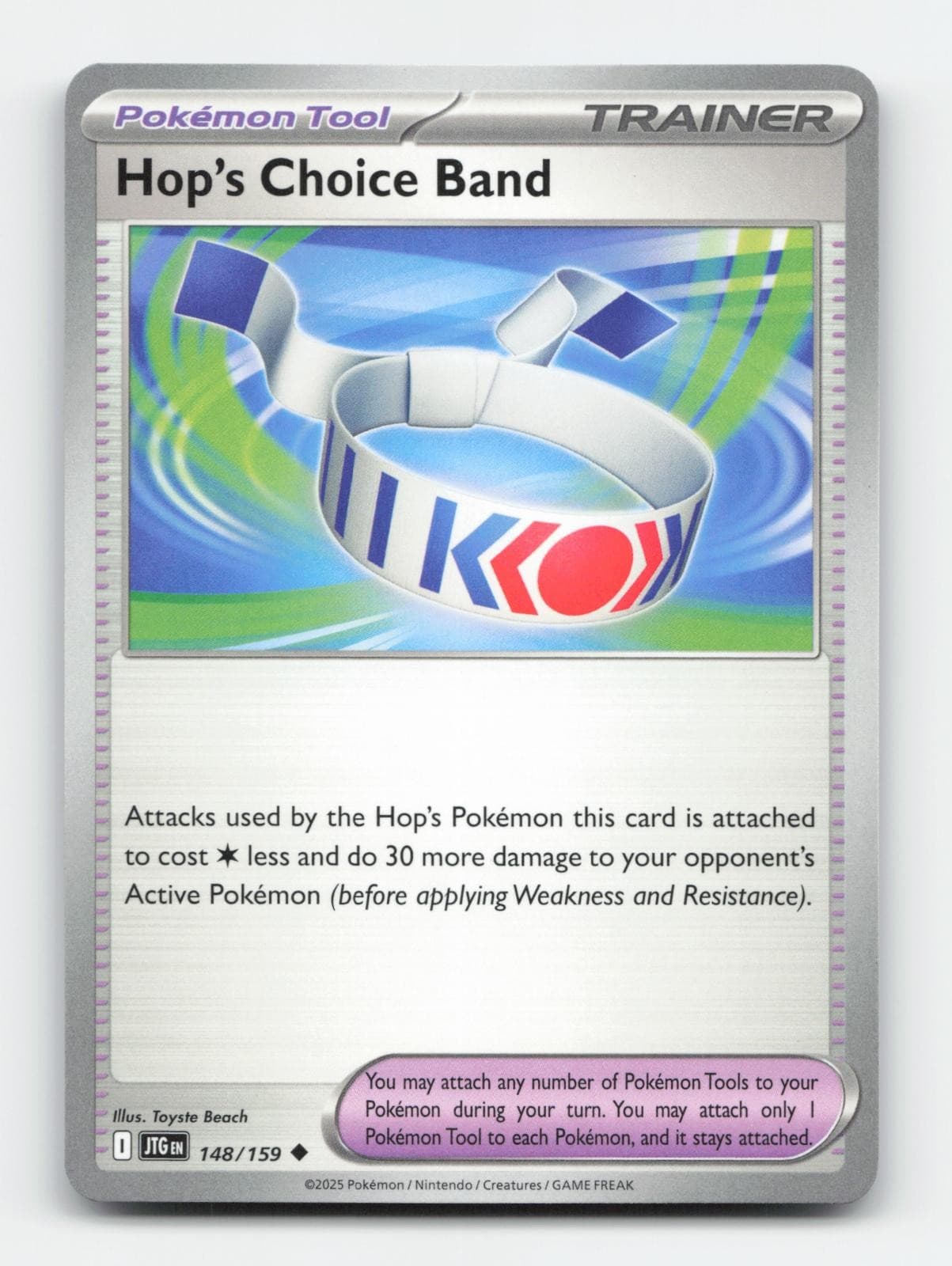 Hop's Choice Band 148/159 Uncommon Journey Together Pokemon Near Mint