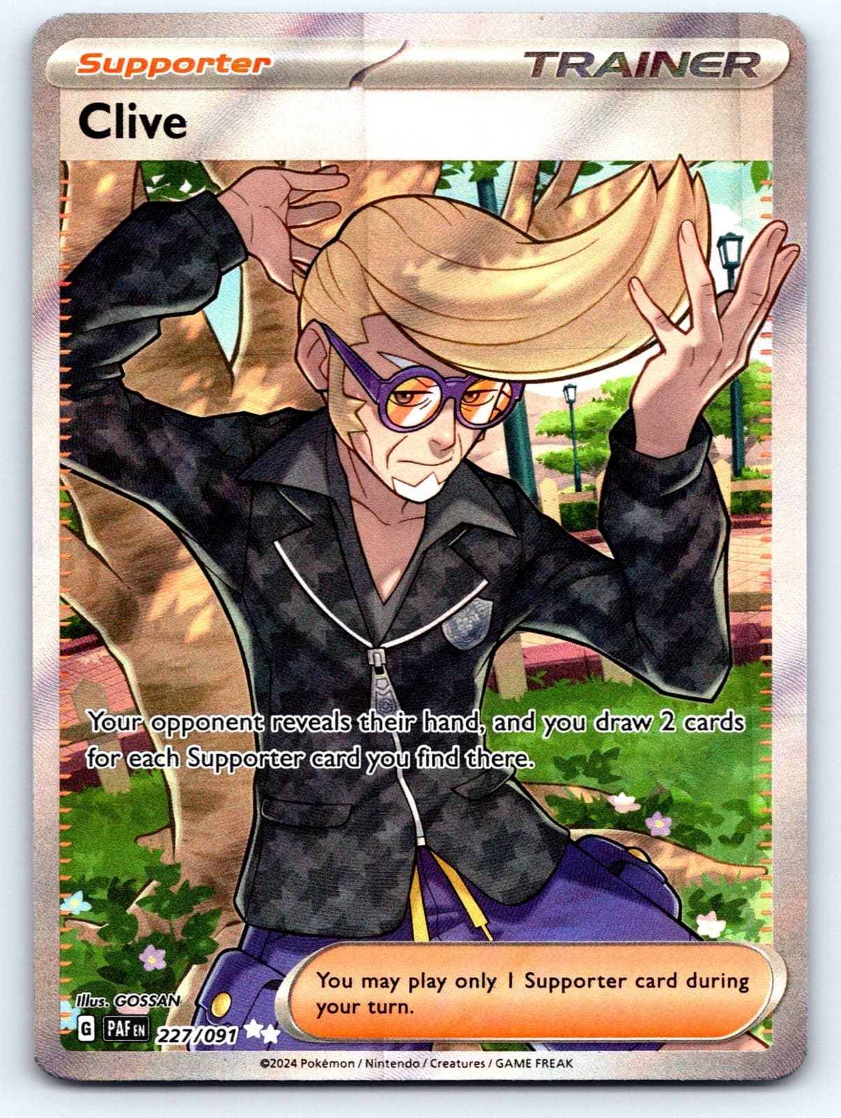 Clive SV: Paldean Fates 227/091 NM