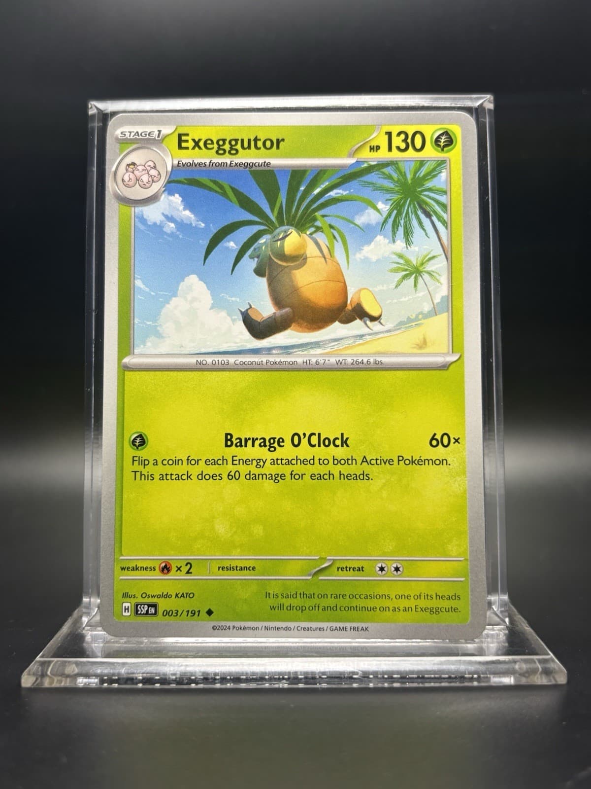 2024 Pokémon Surging Sparks - Exeggutor No. 3/191