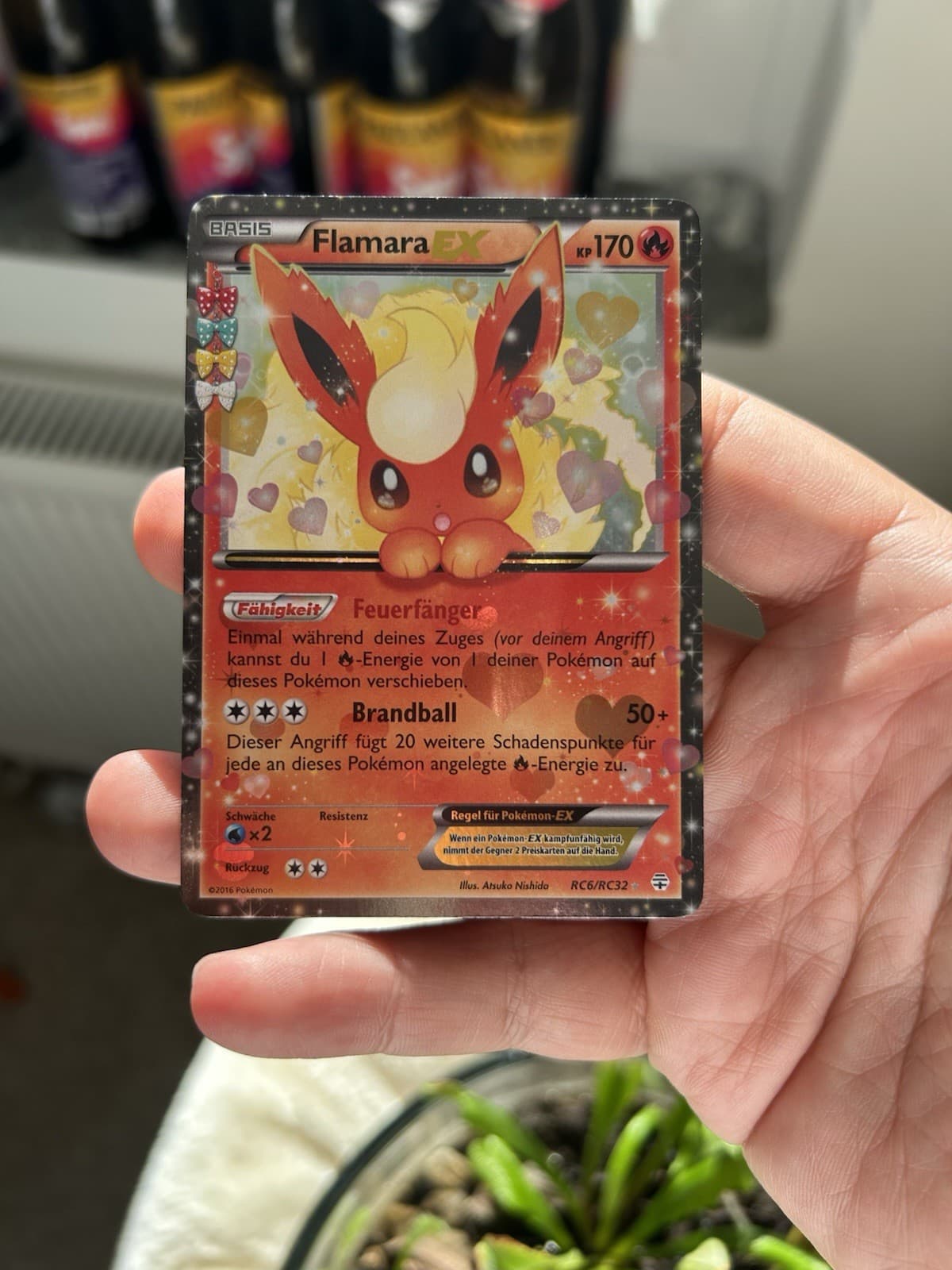 Pokémon Flamara EX RC6/RC32 Generationen Holo Deutsch 2016 – Flareon EX