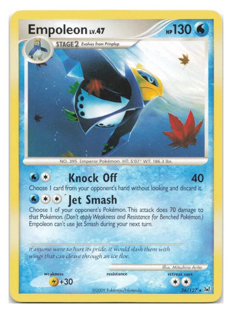 Empoleon #26/127 Platinum Pokemon tcg