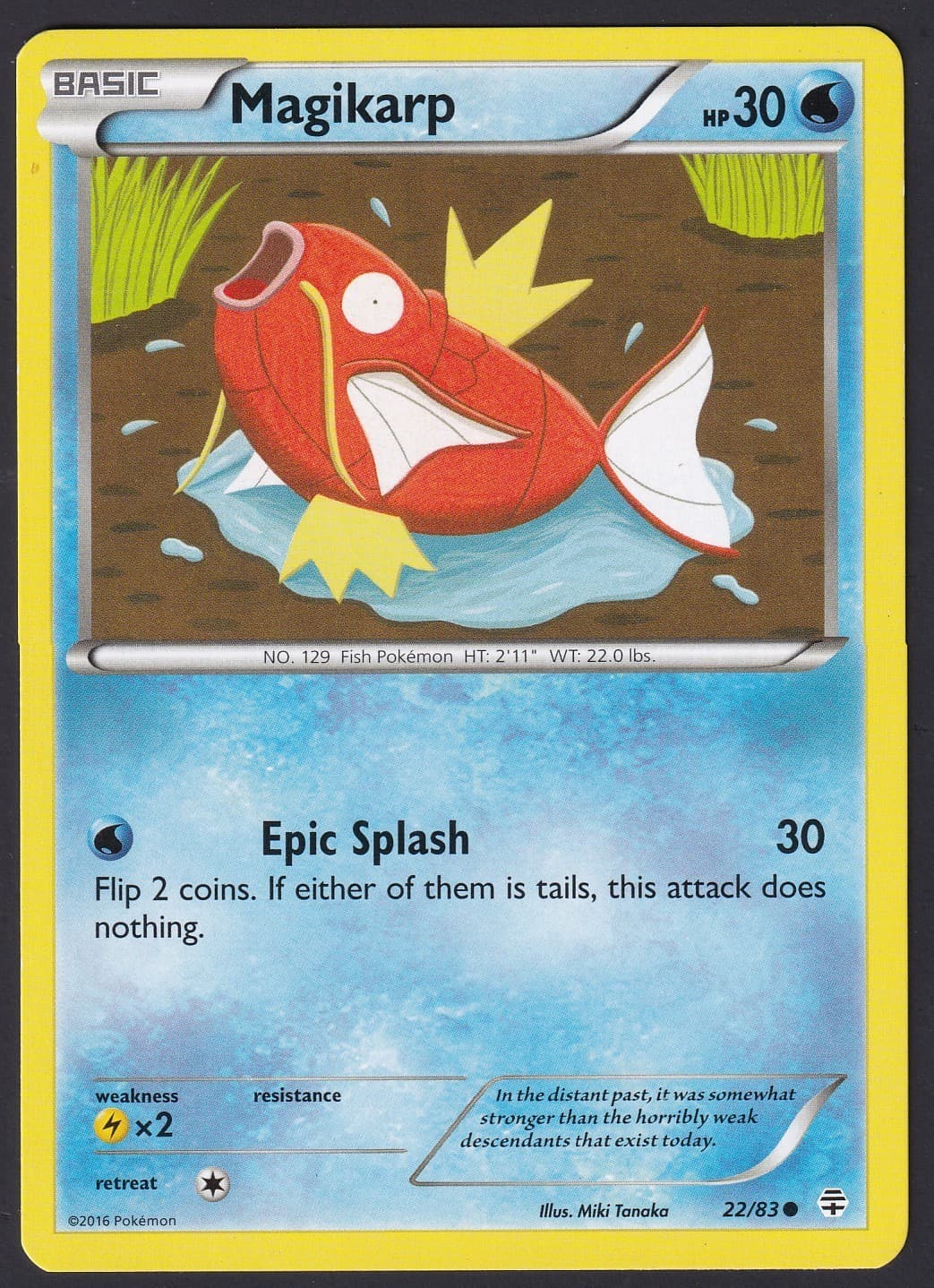Magikarp 22/83 Common Generations Pokemon Near Mint Listing 3