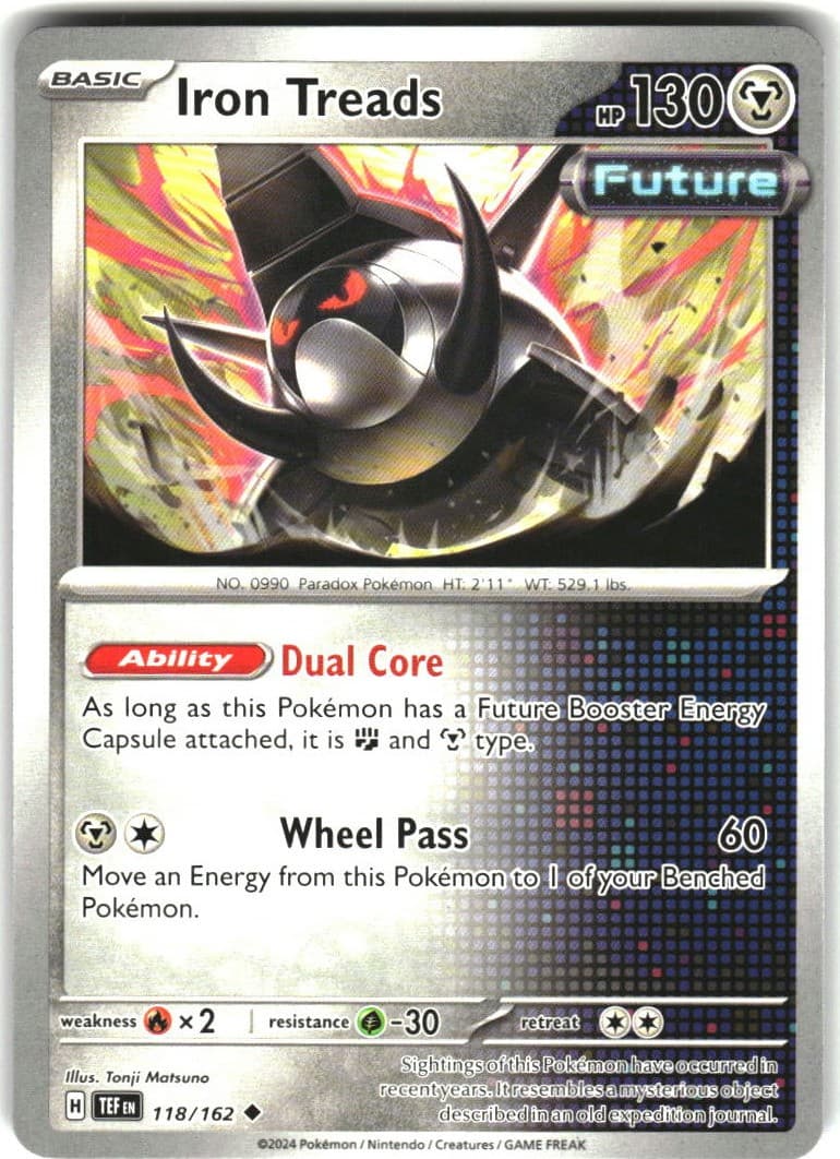 Iron Treads Temporal Forces 118/162 Pokémon — English Near Mint