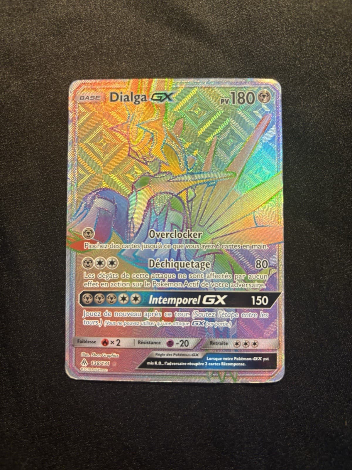 Dialga Gx 138/131 Played Lumière Interdite