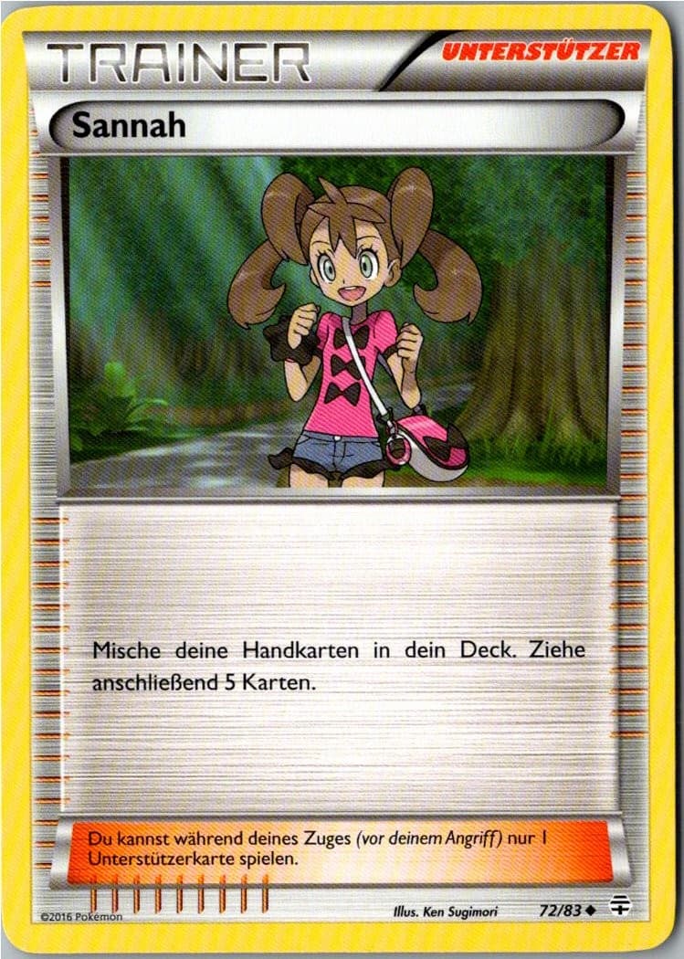 Pokemon Sannah 72/83 Generationen Deutsch