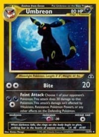 Pokemon Umbreon (13/75) Neo Discovery LP HOLO