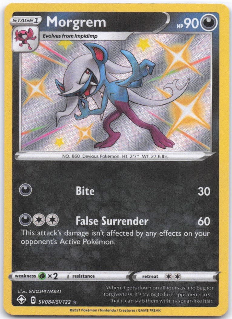 Shining Fates: Shiny Vault #SV084/SV122 Morgrem