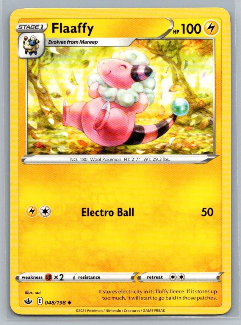 Flaaffy 48/198 Chilling Reign Uncommon Pokémon TCG 2021