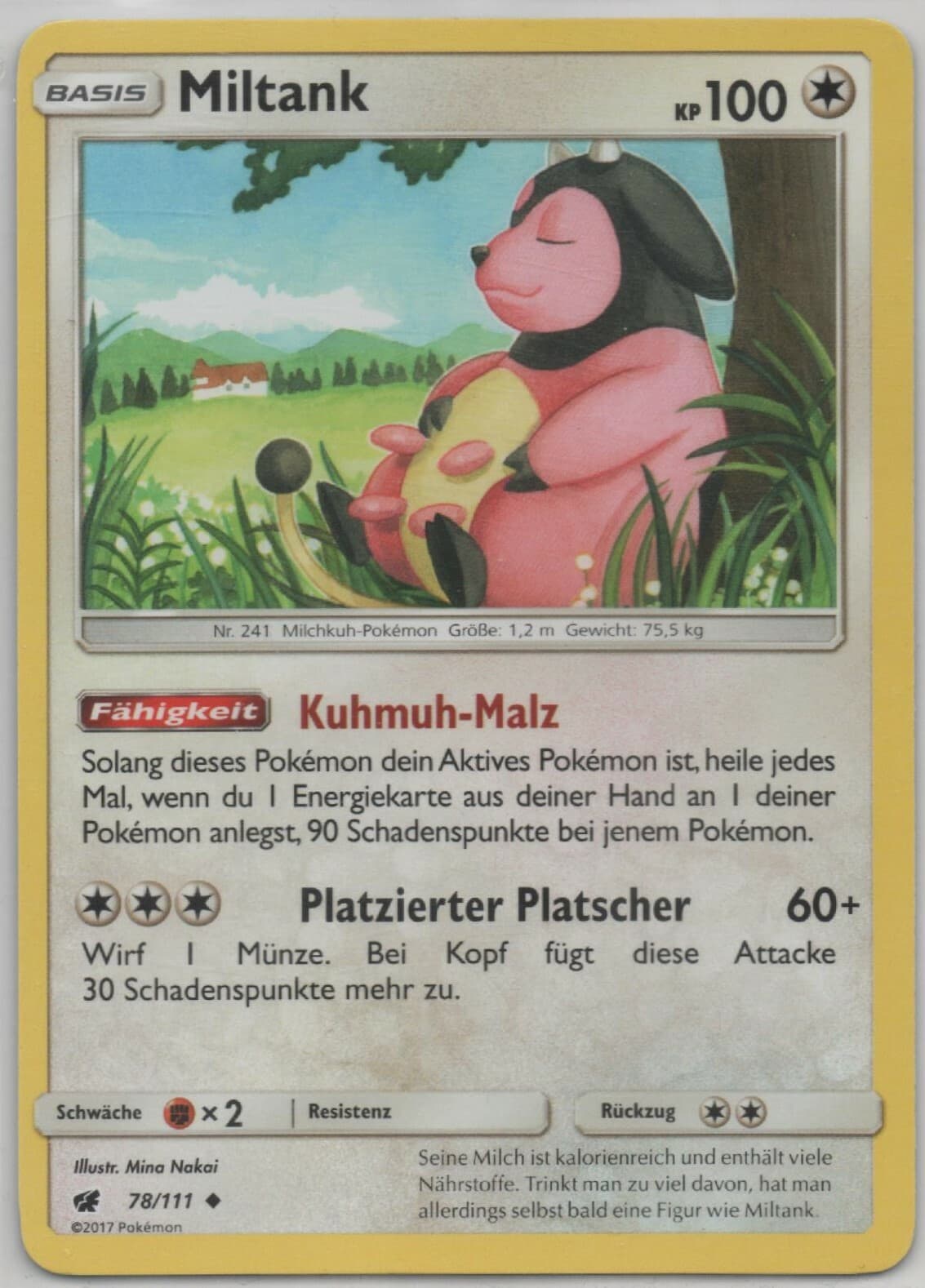 SM04 Aufziehen der Sturmröte/Deutsch - Miltank – 78/111 ♦