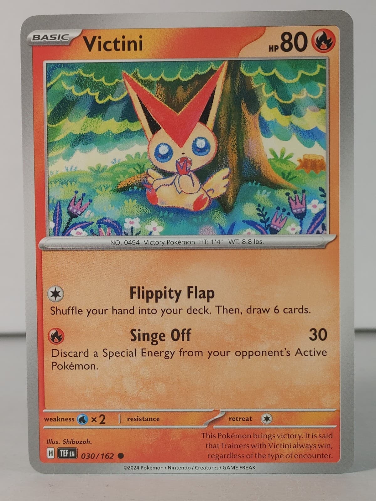 Victini - Temporal Forces - 030/162 - Pokemon - NM - singles
