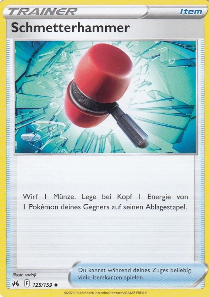 Schmetterhammer 125/159 Zenit der Könige Pokemon Karte Deutsch
