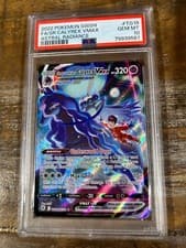 POKEMON 2022 Astral Radiance Full Art SHADOW RIDER CALYREX Vmax #TG18 PSA 10