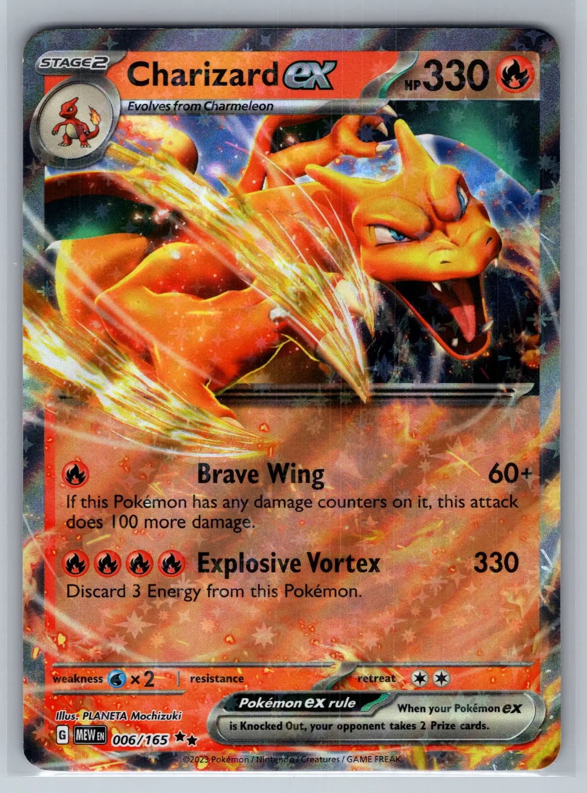Charizard EX #6/165 2023 Scarlet & Violet 151 Pokemon TCG — photo 1 of 2
