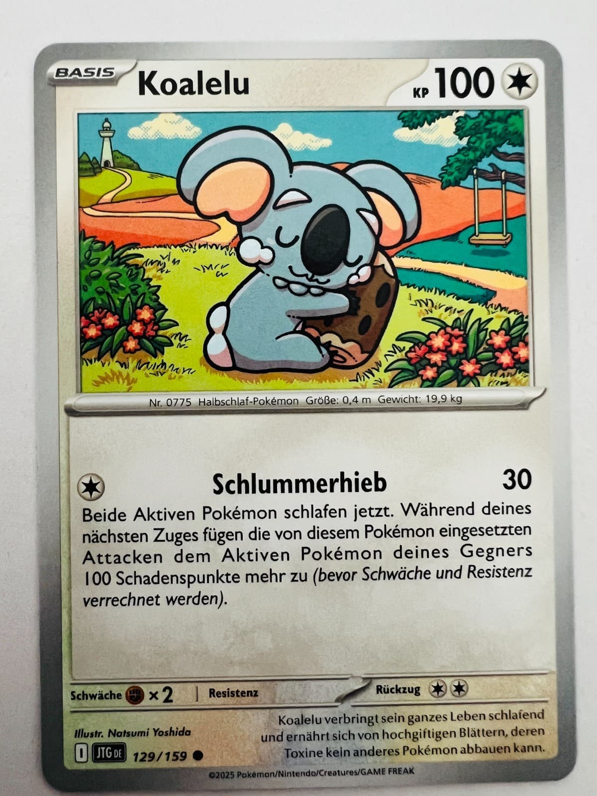 Pokemon Karte Koalelu 129/159 Reisegefährten Deutsch JTG