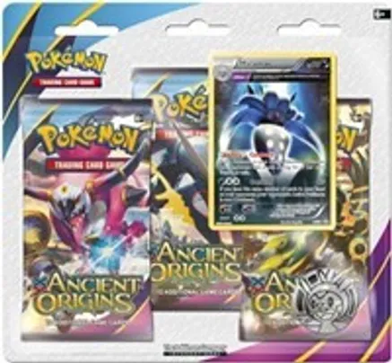 Ancient Origins 3 Pack Blister [Malamar] — sealed Pokémon TCG product