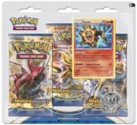 BREAKpoint 3 Pack Blister [Pyroar] — sealed Pokémon TCG product