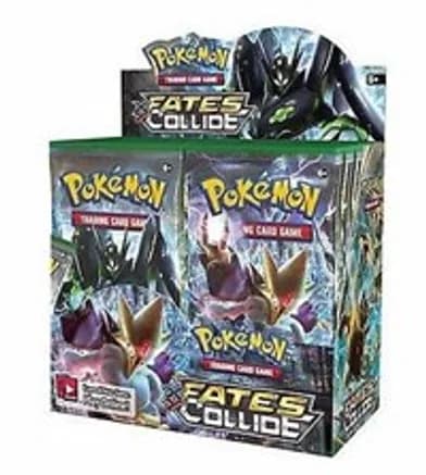 XY Fates Collide Booster Box — sealed Pokémon TCG product