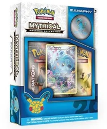 Mythical Pokemon Collection Box [Manaphy] — sealed Pokémon TCG product