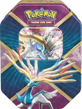 Shiny Kalos Tin [Xerneas EX] — sealed Pokémon TCG product