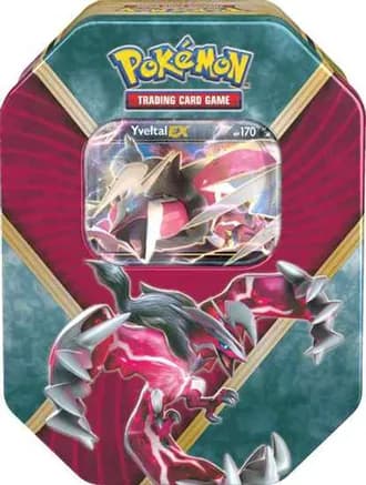 Shiny Kalos Tin [Yveltal EX] — sealed Pokémon TCG product