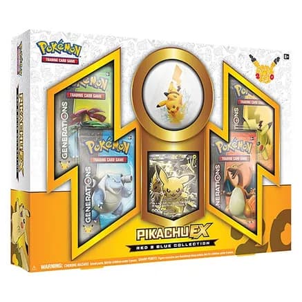 Red & Blue Collection [Pikachu EX] — sealed Pokémon TCG product