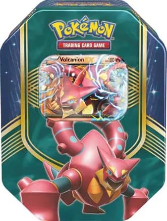 Battle Heart Tin [Volcanion EX] — sealed Pokémon TCG product