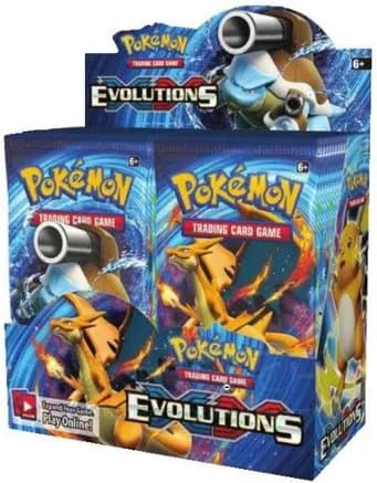 XY Evolutions Booster Box — sealed Pokémon TCG product