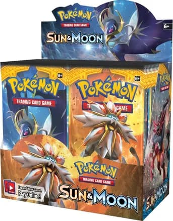 Sun & Moon Booster Box — sealed Pokémon TCG product