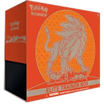 Sun & Moon Elite Trainer Box [Solgaleo] — sealed Pokémon TCG product