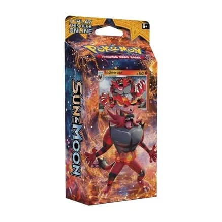 Sun & Moon Base Set Theme Deck - "Roaring Heat" [Incineroar] — sealed Pokémon TCG product