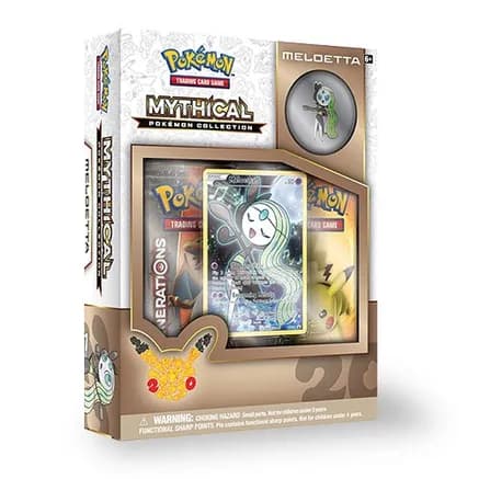 Mythical Pokemon Collection Box [Meloetta] — sealed Pokémon TCG product
