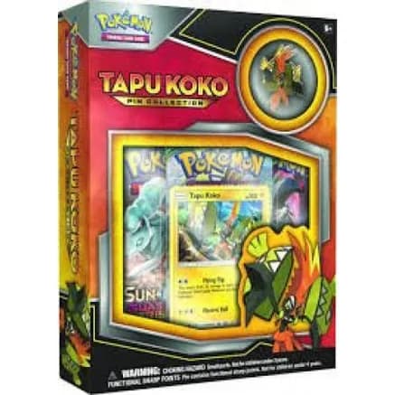 Tapu Koko Pin Collection — sealed Pokémon TCG product