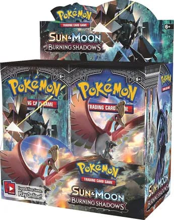 Burning Shadows Booster Box — sealed Pokémon TCG product