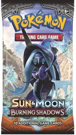 Burning Shadows Booster Pack — sealed Pokémon TCG product