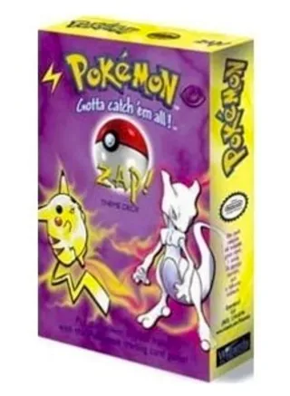 Base Set Theme Deck - "Zap!" (Revised Base Set Reprint Run) — sealed Pokémon TCG product