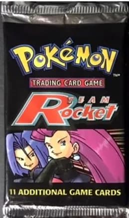 Team Rocket Booster Pack [Unlimited Edition] — sealed Pokémon TCG product